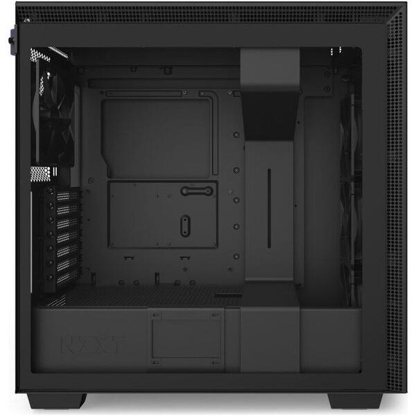 Carcasa NZXT H710 Matte Black, MiddleTower, Tempered Glass, Fara sursa
