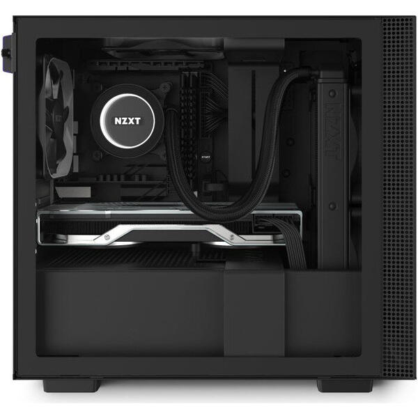 Carcasa H210i TG Black + sursa NZXT C650