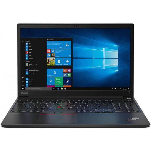 Laptop Lenovo ThinkPad E15,15.6" FHD, Intel Core i5-10210U, 8 GB RAM, 512GB SSD, Intel UHD Graphics, No OS, Black