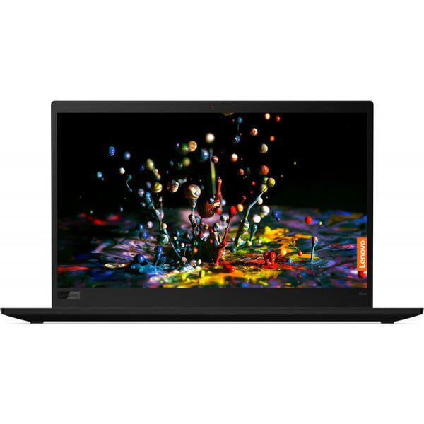 Laptop Lenovo ThinkPad X1 Carbon 7th gen, 14" FHD IPS, Intel Core  i7-8565U, 16GB, 512GB SSD, GMA UHD 620, 4G LTE, FingerPrint Reader, Win 10 Pro, Black Paint