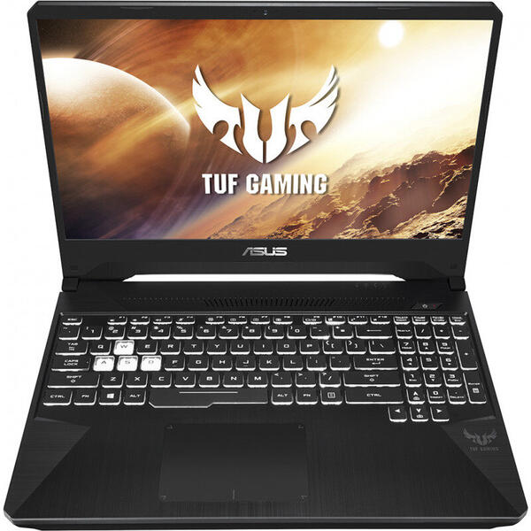 Laptop Asus TUF FX505DT,15.6 " FHD IPS, AMD Ryzen 5 3550H, 8GB DDR4, 512GB SSD, GeForce GTX 1650 4GB, No OS, Stealth Black