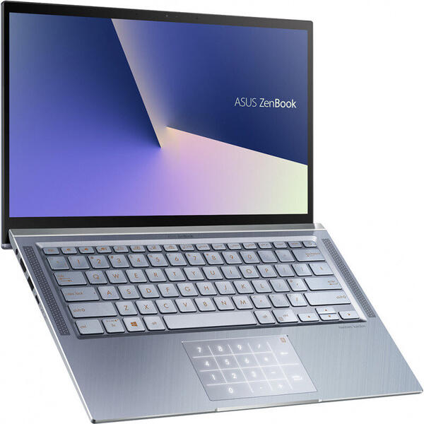Laptop Asus ZenBook 14 UX431FA,14" FHD, Intel Core i7-10510U, 8GB, 512GB SSD, GMA UHD, No OS, Utopia Blue