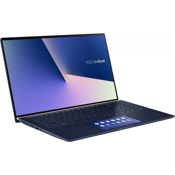 Laptop Asus ZenBook 15 UX534FAC, 15.6" FHD, Intel Core i7-10510U, 8GB, 512GB SSD, GMA UHD, Win 10 Pro, Royal Blue