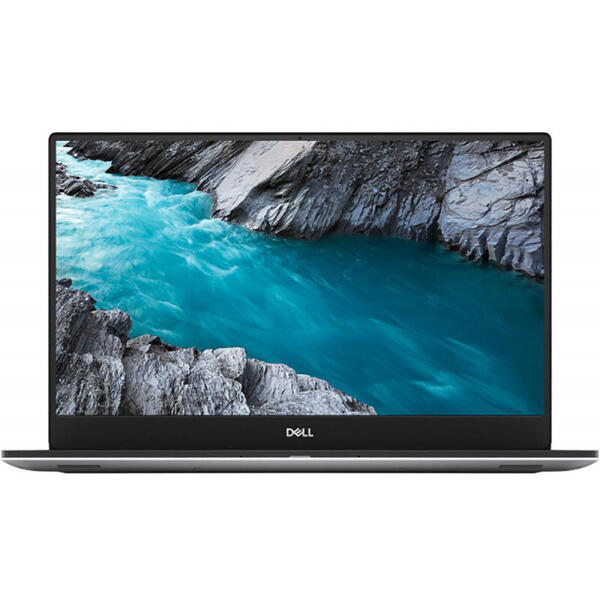 Ultrabook Dell XPS 15 7590 15.6 inch FHD IPS, InfinityEdge, Intel Core i5-9300H, 8GB DDR4, 512GB SSD, GeForce GTX 1650 4GB, FingerPrint Reader, Win 10 Pro, Silver, 3Yr On-site