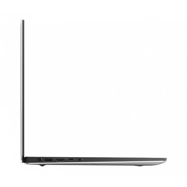 Ultrabook Dell XPS 15 7590 15.6 inch FHD IPS, InfinityEdge, Intel Core i5-9300H, 8GB DDR4, 512GB SSD, GeForce GTX 1650 4GB, FingerPrint Reader, Win 10 Pro, Silver, 3Yr On-site