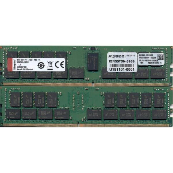Memorie server Kingston ECC DIMM DDR4 SDRAM 32GB 2400MHz CL17 1.2v