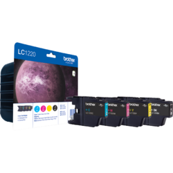 Ink LC-1220 Value Pack, Negru / Cyan / Magenta / Galben