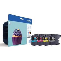 Ink LC-123 Value Pack, Negru / Cyan / Magenta / Galben