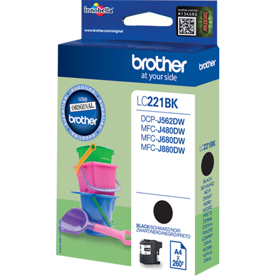 Cartus cerneala Brother Ink LC-221BK Negru