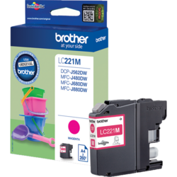 Cartus cerneala Brother Ink LC-221M, Magenta