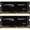 Memorie Notebook Kingston HyperX Impact, 16GB, DDR4, 2400MHz, CL14, 1.2v, Dual Channel Kit