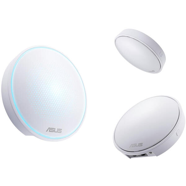 Router Wireless Asus Lyra Mini,  2 x LAN, 10,100,1000 Mbit/s, 802.11 a/ac/b/g/n, 1 Buc
