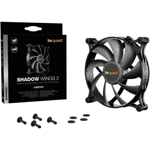 Ventilator PC be quiet! Shadow Wings 2 PWM 140mm