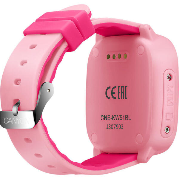 SmartWatch Canyon Kids, Wi-Fi, Bluetooth, GPS, GSM, Roz