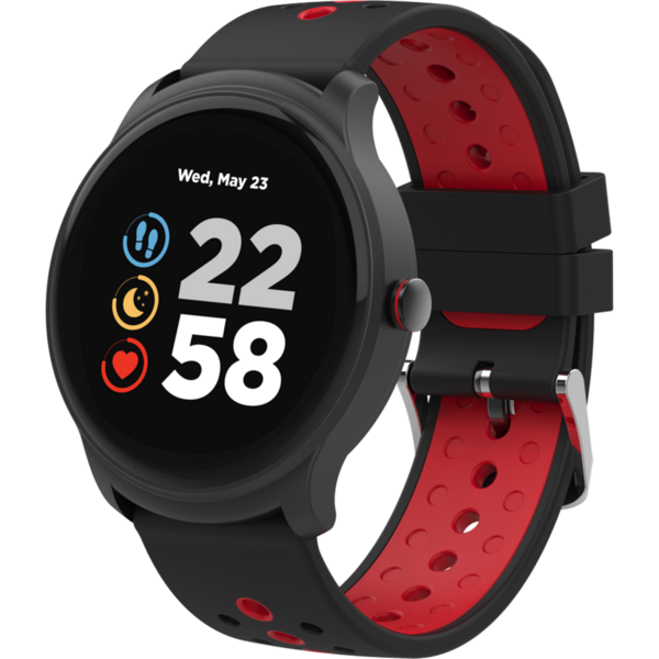 SmartWatch Canyon 1.3’’ IPS, touchscreen, IP68, Curea Silicon, Black