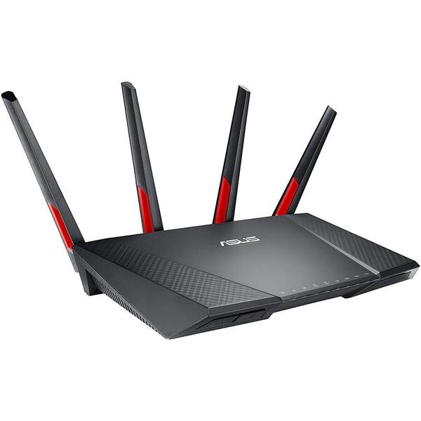Router Wireless Asus DSL-AC68VG, Dual-Band, 3x LAN, x1 WAN