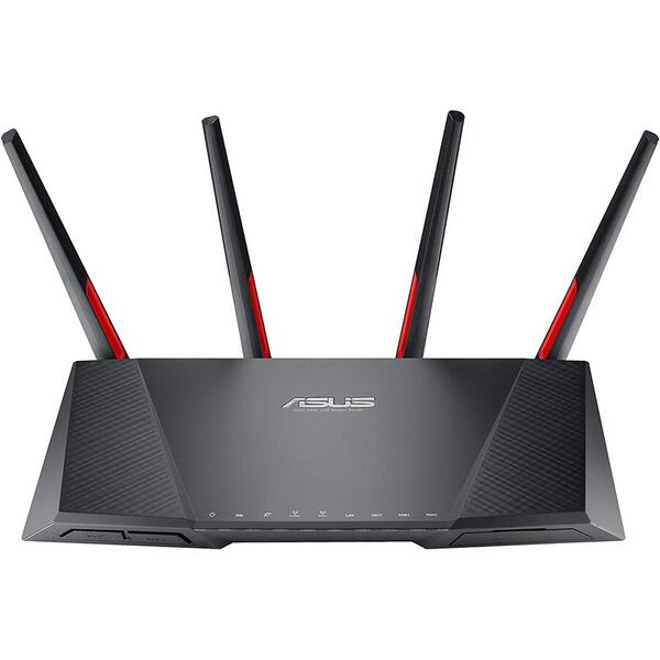Router Wireless Asus DSL-AC68VG, Dual-Band, 3x LAN, x1 WAN