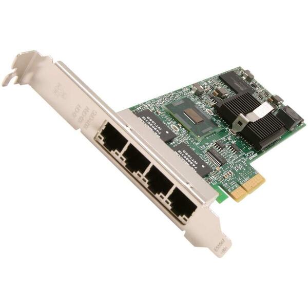 Placa de retea Intel E1G44ET2BLK, 4 x RJ45, 10/100/1000Mbps