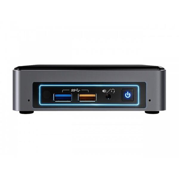 Mini PC Intel NUC NUC7I3BNK, Core i3-7100U, 2x DDR4 32GB max, M.2 SSD, Wi-Fi, Bluetooth, HDMI, USB Type C