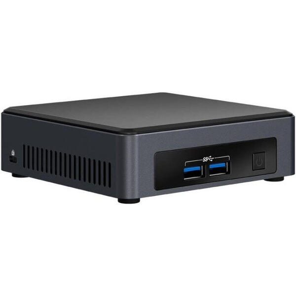 Mini PC Intel NUC NUC7i3DNK2E, Core i3-7100U, 2x DDR4 32GB max, M.2 SSD, Wi-Fi, Bluetooth, HDMI, Bulk