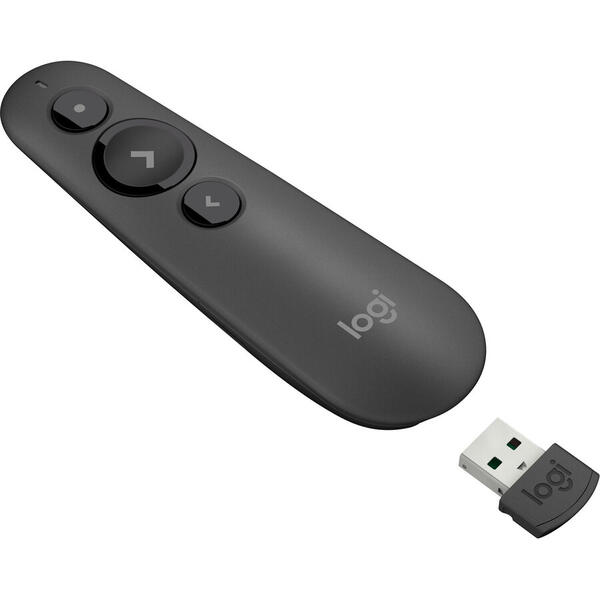 Accesoriu Videoproiector Logitech Presenter R500, Graphite