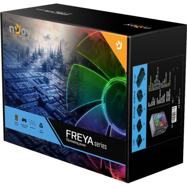 Sursa nJoy Freya 700, RGB, ATX, PFC Active, 700W