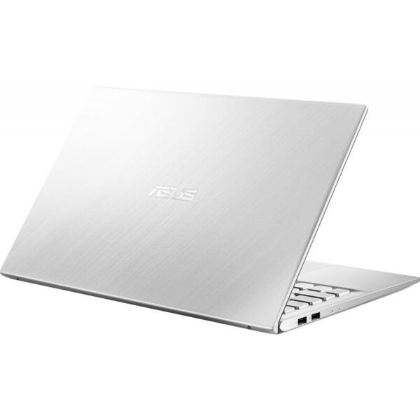 Laptop Asus VivoBook 15 X512DA, 15.6'' FHD, AMD Ryzen 5 3500U, 8GB DDR4, 512GB SSD, Radeon Vega 8, No OS, Transparent Silver