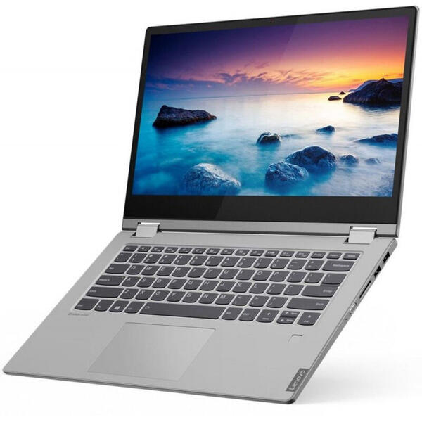 Laptop Lenovo 2-in-1 IdeaPad C340, 15.6'' FHD IPS Touch, Intel Core i5-1035G1, 8GB DDR4, 1TB SSD, GMA UHD, Win 10 Home, Platinum