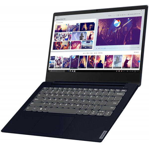 Laptop Lenovo IdeaPad S340, 14'' FHD IPS, Intel Core i3-1005G1, 4GB DDR4, 256GB SSD, GMA UHD, No OS, Abyss Blue