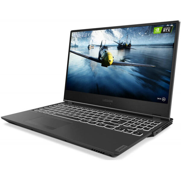 Laptop Lenovo Gaming Legion Y540, 15.6'' FHD IPS, Intel Core i5-9300HF, 8GB DDR4, 512GB SSD, GeForce GTX 1660 Ti 6GB, No OS, Black