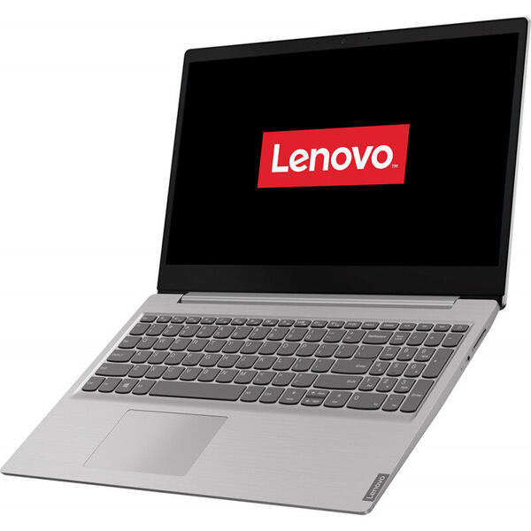 Laptop Lenovo IdeaPad S145 IGM, 15.6'' HD, Intel Celeron N4000, 4GB DDR4, 256GB SSD, GMA UHD 600, No OS, Platinum Grey