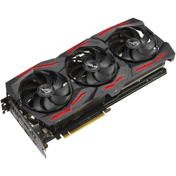 Placa video Asus GeForce RTX 2060 SUPER ROG STRIX EVO GAMING O8G 8GB GDDR6 256-bit