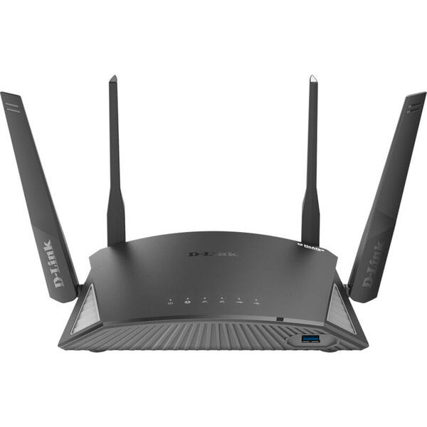 Router Wireless D-LINK Gigabit AC 2600 Dual-Band, 4x LAN, 1x WAN, 10/100/1000 Mbps