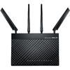 Router Wireless Asus Gigabit AC1900 Dual-Band, 4x LAN, 1x WAN, 10/100/1000 Mbps, 4G LTE