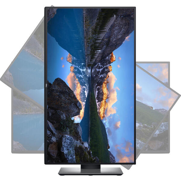 Monitor LED Dell UltraSharp U2720Q, 27 inch 4K, 8 ms, Negru, 60Hz