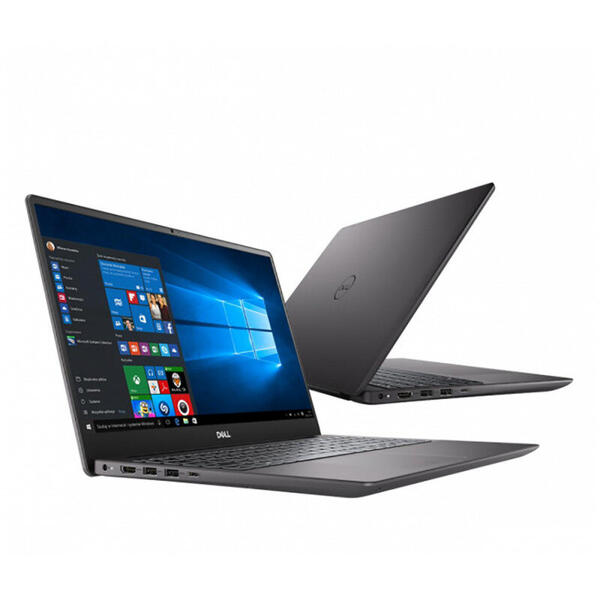Laptop Dell Inspiron 7590, Intel Core i7-9750H, 15.6 FHD, 8GB RAM, 512GB SSD, nVidia GeForce GTX 1650 4GB, Windows 10 Pro, Grey