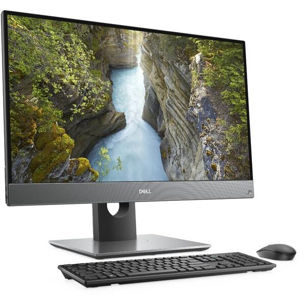 All in One PC Dell OptiPlex 7460, 23.8" FHD Touch, Intel Core i5-8500, 8GB, 256GB SSD, UHD Graphics 630, Linux