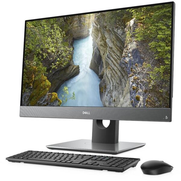 All in One PC Dell OptiPlex 7460, 23.8" FHD Touch, Intel Core i5-8500, 8GB, 256GB SSD, UHD Graphics 630, Linux