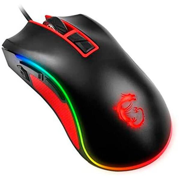 Mouse Gaming MSI M92, USB, 4000 DPI, RGB, Negru