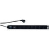 PDU Logilink 1U pentru rack 19", 8 prize IEC, maxim 16A, protectie la supratensiune, cablu 2m, Invelis aliaj aluminiu, black, "PDU8A01"