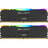 Memorie Crucial Ballistix Black RGB 32GB DDR4 3200MHz CL16 Kit Dual Channel