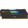 Memorie Crucial Ballistix Black RGB 32GB DDR4 3200MHz CL16 Kit Dual Channel