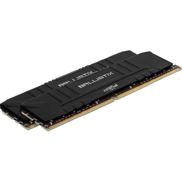 Memorie Crucial Ballistix Black 32GB DDR4 2666MHz CL16 Kit Dual Channel