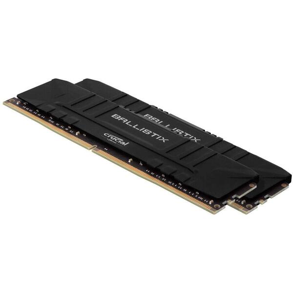 Memorie Crucial Ballistix Black 32GB DDR4 2666MHz CL16 Kit Dual Channel