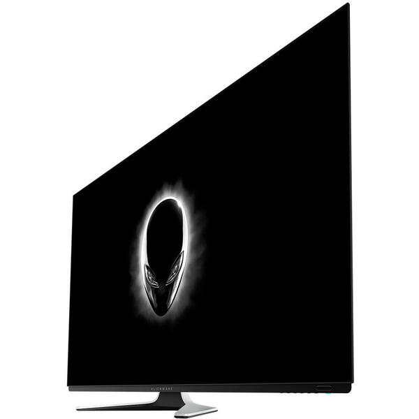 Monitor Gaming Dell Alienware AW5520QF, OLED 55 inch, 4K, 0.5ms, 120Hz, Boxe, Negru