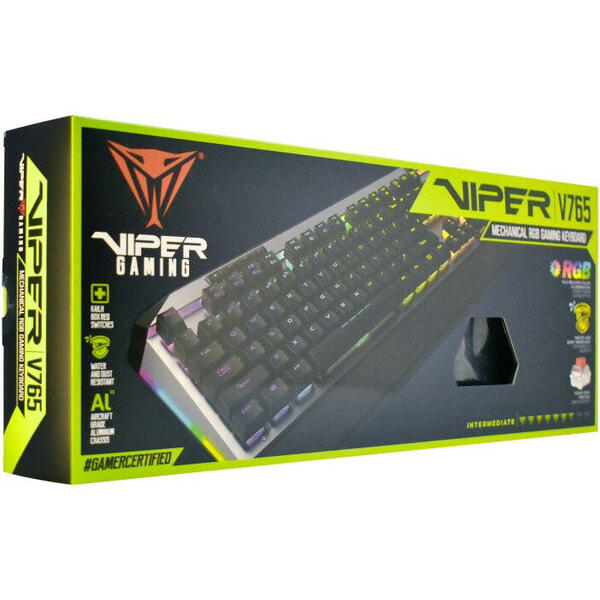 Tastatura Gaming Patriot Viper V765 Kalih Box Red Mecanica