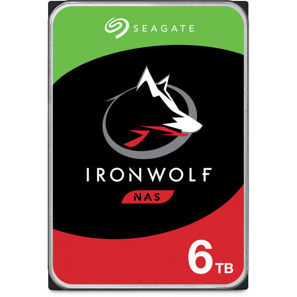 Hard Disk Seagate IronWolf 6TB SATA 3 5400RPM 256MB 3.5 inch