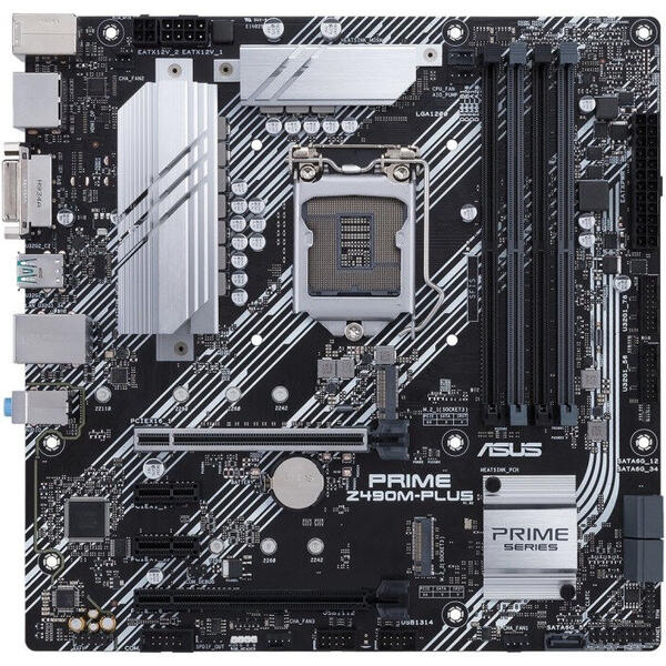 Placa de baza Asus PRIME Z490M-PLUS, Socket 1200