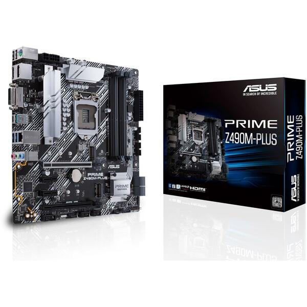 Placa de baza Asus PRIME Z490M-PLUS, Socket 1200