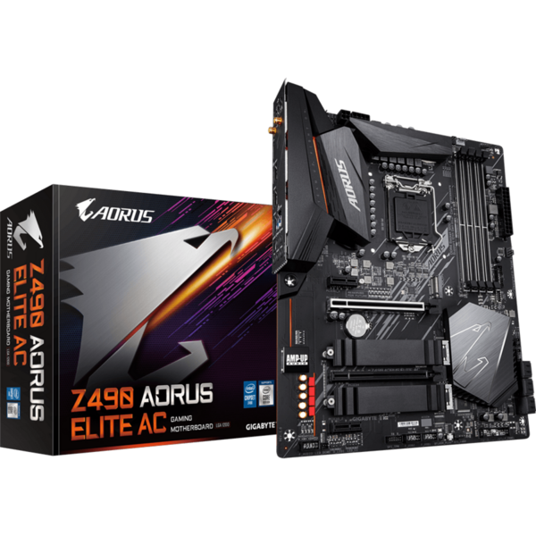 Placa de baza Gigabyte Z490 AORUS ELITE AC, Socket 1200